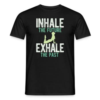 Yogalehrer Spruch Für Yogi Yoga - Männer T-Shirt - Schwarz - Vorne - AI Model Male 178 light (178cm)