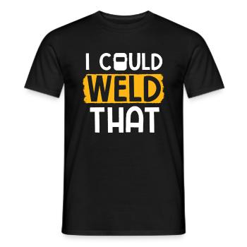 Schweißen Für Schweißer - Männer T-Shirt - Schwarz - Vorne - AI Model Male 178 light (178cm)