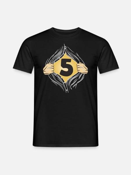 5 PUT ON SHIRT - Men's T-Shirt - black