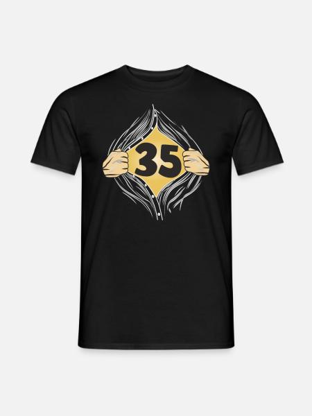 35 PUT ON SHIRT - Men's T-Shirt - black