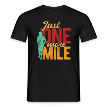Läufer Joggen - Männer T-Shirt - Schwarz - Vorne - AI Model Male 178 light (178cm)