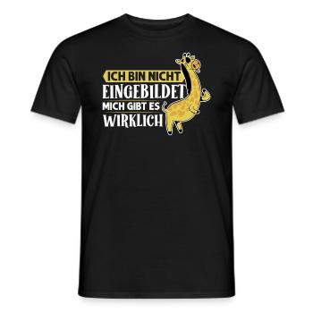 Ich Bin Nicht Eingebildet Mich Gibt Es Wirklich - Männer T-Shirt - Schwarz - Vorne - AI Model Male 178 light (178cm)