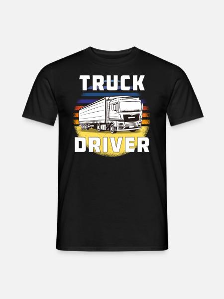 TRUCK DRIVER - Men's T-Shirt - black