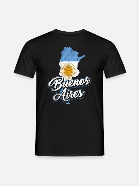 Buenos Aires Argentine - T-shirt homme - noir