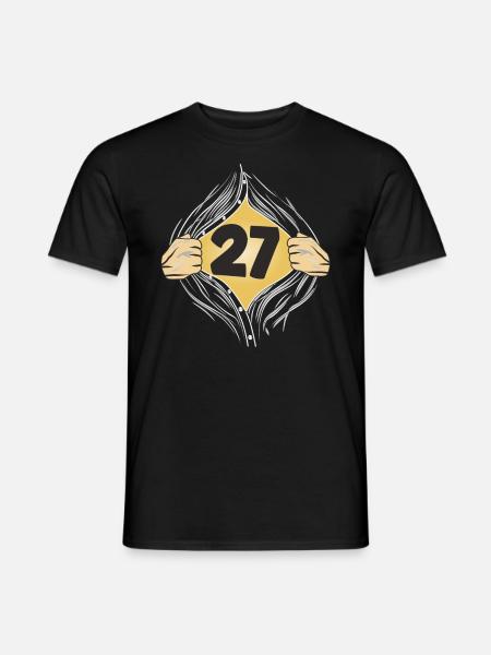 27 PUT ON SHIRT - Men's T-Shirt - black