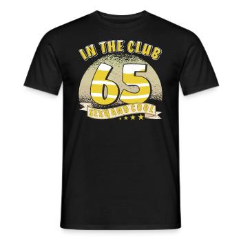IN THE CLUB 65 - Men's T-Shirt - black - Front - AI Model Male 178 light (178cm)