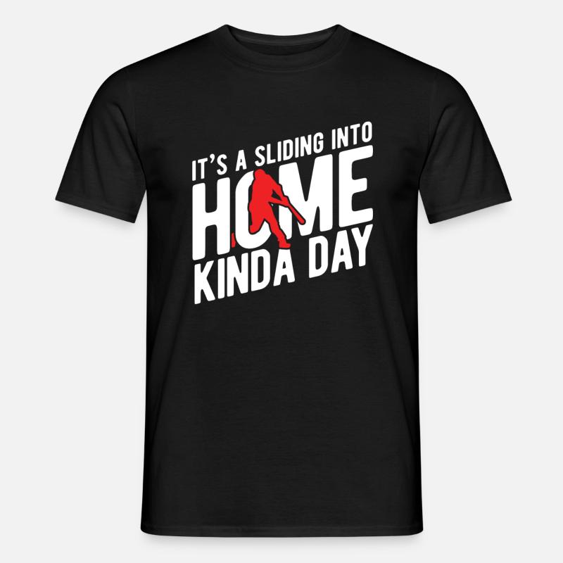 Baseball - Männer T-Shirt - Schwarz