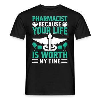 Motorradfahrer Motorrad Motorcross Quadbike Gesche - Männer T-Shirt - Schwarz - Vorne - AI Model Male 178 light (178cm)