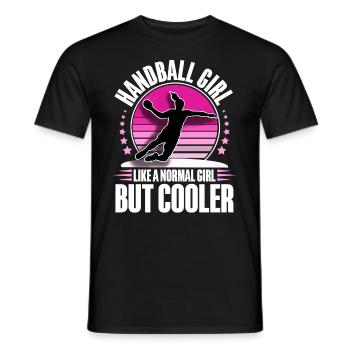 Handball Handballerin Frauen Handball - Männer T-Shirt - Schwarz - Vorne - AI Model Male 178 light (178cm)