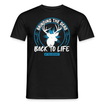 Bringing The Dead Back To Life - Taxidermy - Männer T-Shirt - Schwarz - Vorne - AI Model Male 178 light (178cm)