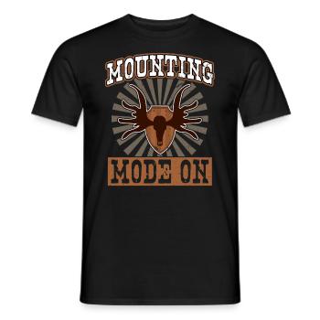 Mode de montage activé - Taxidermie - T-shirt homme - noir - Devant - AI Model Male 178 light (178cm)