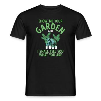 Landschaftsgärtner Hobbygärtner Gärtner - Männer T-Shirt - Schwarz - Vorne - AI Model Male 178 light (178cm)