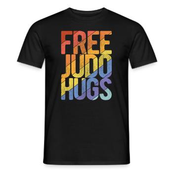 Japanischer Kampfsport Judo - Männer T-Shirt - Schwarz - Vorne - AI Model Male 178 light (178cm)