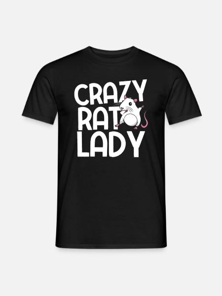 Nagetier Maus Ratte - Männer T-Shirt - Schwarz