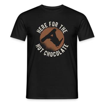 Snowboard Spruch für Snowboarder - Männer T-Shirt - Schwarz - Vorne - AI Model Male 178 light (178cm)