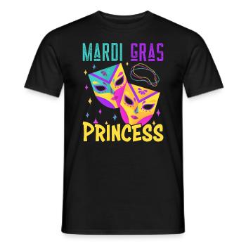 Carnival Family Matching Mardi Gras Princess - Männer T-Shirt - Schwarz - Vorne - AI Model Male 178 light (178cm)