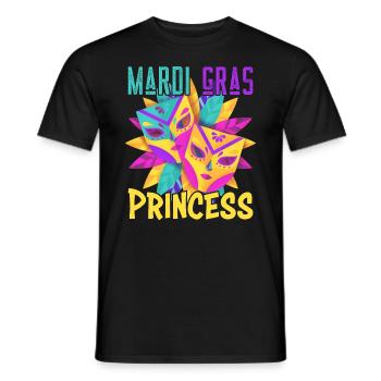 Carnival Family Matching Mardi Gras Princess - Männer T-Shirt - Schwarz - Vorne - AI Model Male 178 light (178cm)