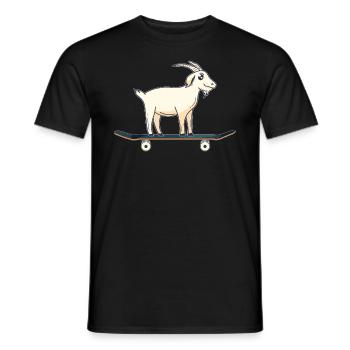 ENVIE DE FAIRE DU SKATEBOARD - T-shirt homme - noir - Devant - AI Model Male 178 light (178cm)