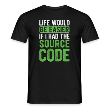 Software Ingenieur Informatiker Programmierer - Männer T-Shirt - Schwarz - Vorne - AI Model Male 178 light (178cm)