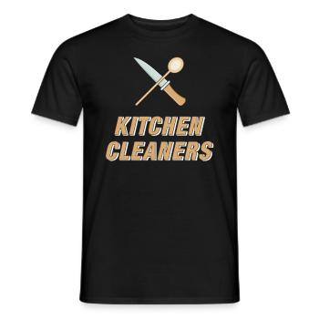 NETTOYANTS POUR CUISINE - T-shirt homme - noir - Devant - AI Model Male 178 light (178cm)