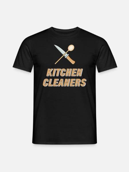 KITCHEN CLEANERS - Men's T-Shirt - black