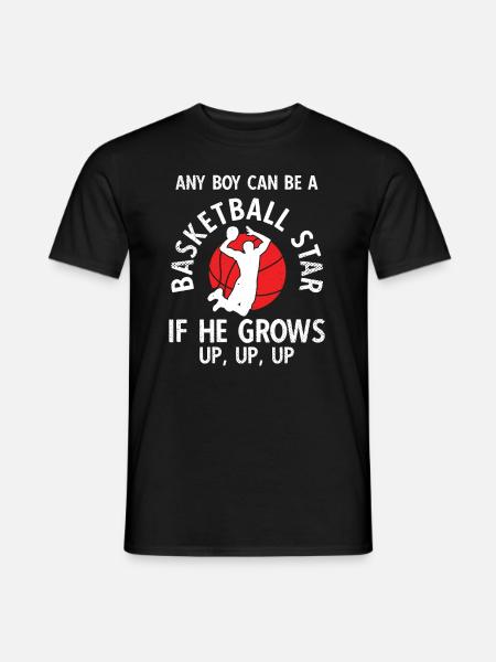 Basketball - Männer T-Shirt - Schwarz