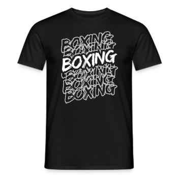 Boxsport Boxing - Männer T-Shirt - Schwarz - Vorne - AI Model Male 178 light (178cm)