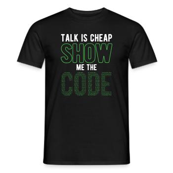 Software Ingenieur Informatiker Programmierer - Männer T-Shirt - Schwarz - Vorne - AI Model Male 178 light (178cm)