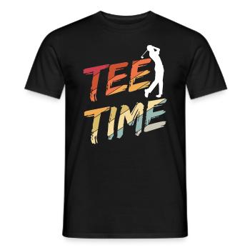 Golfplatz zum Golfen Golf - Männer T-Shirt - Schwarz - Vorne - AI Model Male 178 light (178cm)