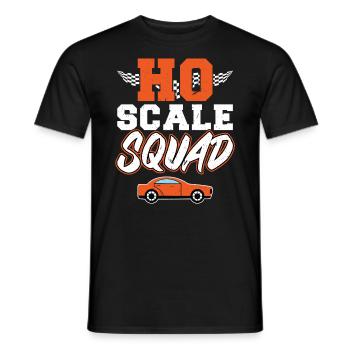 HO Scale Squad - Voiture à sous - T-shirt homme - noir - Devant - AI Model Male 178 light (178cm)