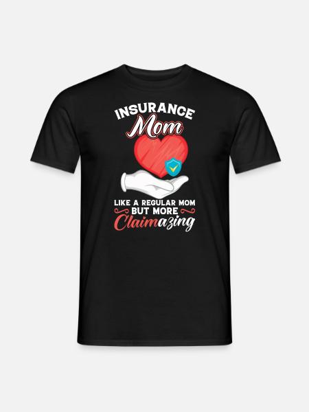 Assurance Maman - Agent d’assurance - T-shirt homme - noir