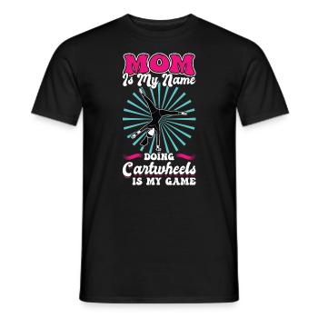 Maman roue de charrette - T-shirt homme - noir - Devant - AI Model Male 178 light (178cm)