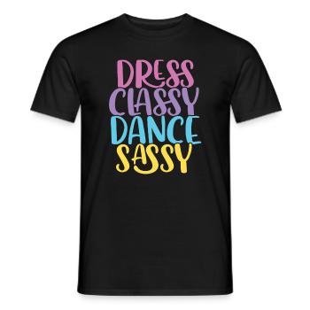 Breakdancing Tanzen für Tänzer - Männer T-Shirt - Schwarz - Vorne - AI Model Male 178 light (178cm)