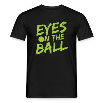 Tennisplatz Spruch Für Tennis - Männer T-Shirt - Schwarz - Vorne - AI Model Male 178 light (178cm)