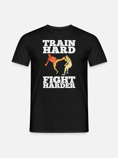 Kickboxing - Männer T-Shirt - Schwarz