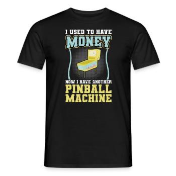 J’ai un autre flipper - Pinball - T-shirt homme - noir - Devant - AI Model Male 178 light (178cm)
