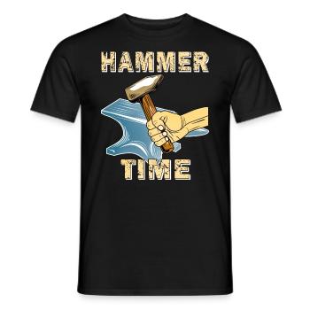ENCLUME HAMMER TIME - T-shirt homme - noir - Devant - AI Model Male 178 light (178cm)