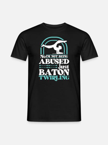 Baton Twirling - Baton Twirler - T-shirt homme - noir
