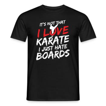 Japanischer Kampfsport Karate - Männer T-Shirt - Schwarz - Vorne - AI Model Male 178 light (178cm)