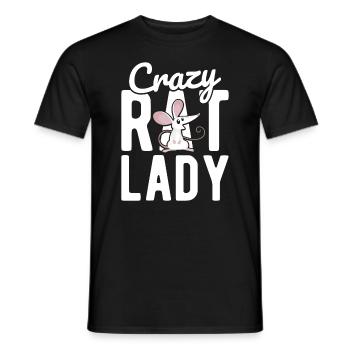 Nagetier Maus Ratte - Männer T-Shirt - Schwarz - Vorne - AI Model Male 178 light (178cm)
