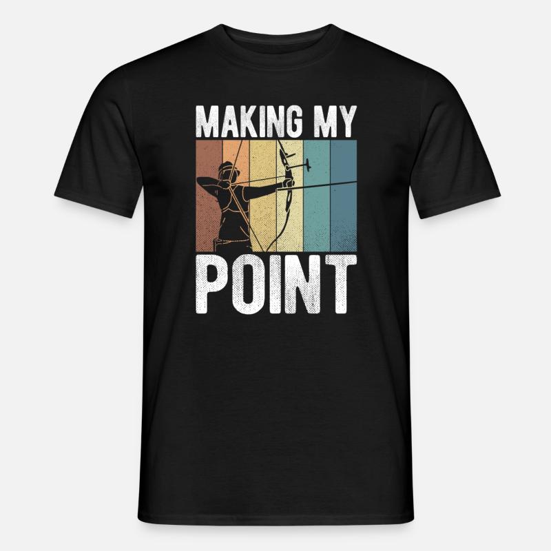 Bogenschießen Archery - Männer T-Shirt - Schwarz