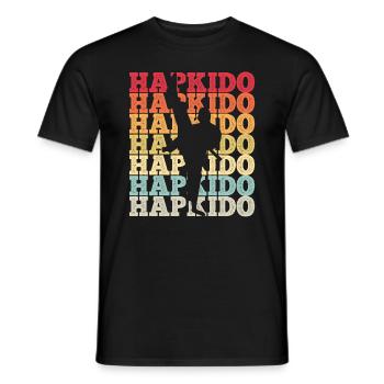 Koreanischer Kampfsport Hapkido - Männer T-Shirt - Schwarz - Vorne - AI Model Male 178 light (178cm)