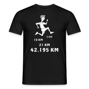 BISHOP - Men's T-Shirt - black - Front - AI Model Male 178 light (178cm)