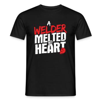 Schweißen Für Schweißer - Männer T-Shirt - Schwarz - Vorne - AI Model Male 178 light (178cm)