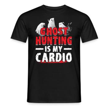 La chasse aux fantômes est mon cardio - Ghost Investigator - T-shirt homme - noir - Devant - AI Model Male 178 light (178cm)