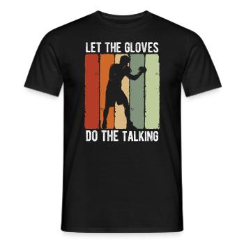 Boxsport Boxing - Männer T-Shirt - Schwarz - Vorne - AI Model Male 178 light (178cm)