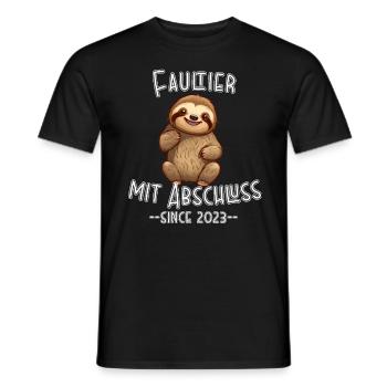 Schulabschluss 2023 - Männer T-Shirt - Schwarz - Vorne - AI Model Male 178 light (178cm)