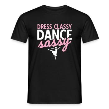 Breakdancing Tanzen für Tänzer - Männer T-Shirt - Schwarz - Vorne - AI Model Male 178 light (178cm)