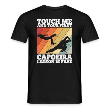 Capoeira - Männer T-Shirt - Schwarz - Vorne - AI Model Male 178 light (178cm)