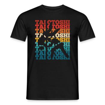 Japanischer Kampfsport Judo - Männer T-Shirt - Schwarz - Vorne - AI Model Male 178 light (178cm)